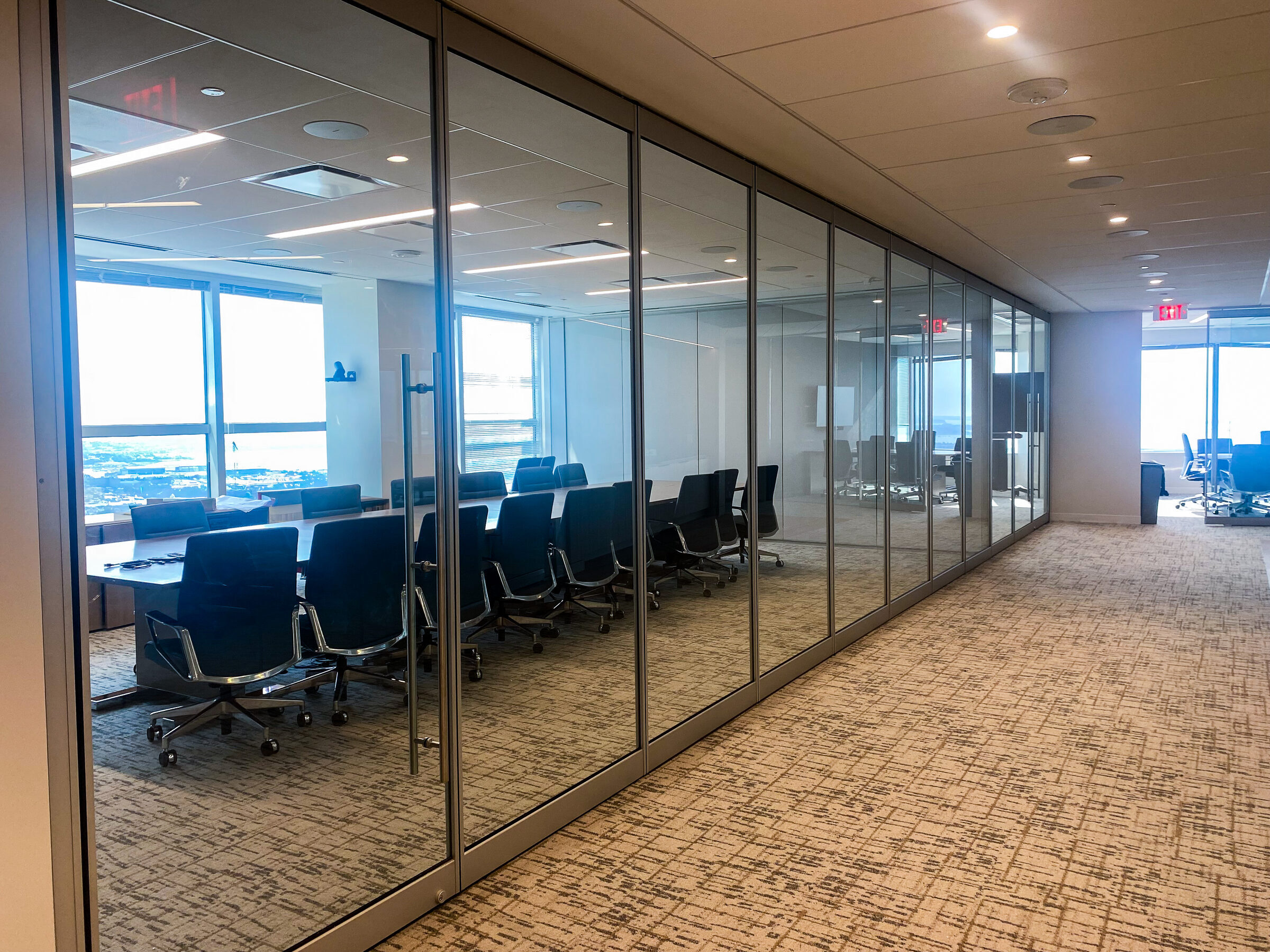 Modernfold PureView Glass Walls and Legacy Operable Walls Installed in Boston